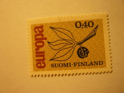 Serie Finlanda 1965 Europa CEPT 1 val. foto