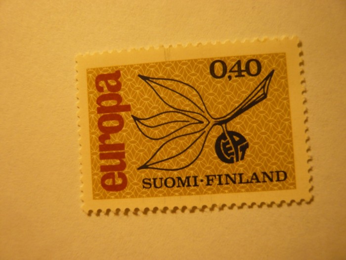 Serie Finlanda 1965 Europa CEPT 1 val.