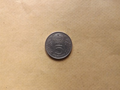 Ungaria 5 Forint 1985 foto