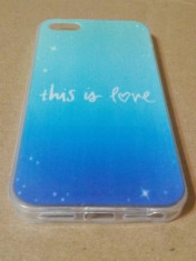 Carcasa iPhone 5 5S 5G - husa spate protectie, model This is love foto