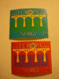 Serie Norvegia 1984 Europa CEPT -Conferinta 2 val., Nestampilat