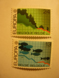 Serie Belgia 1986 Europa CEPT Natura , 2 val., Nestampilat