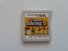 Nintendo 3DS New Super Mario Bros. 2 joc discheta caseta consola original 3DS XL foto