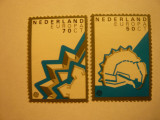 Serie Olanda 1982 Europa CEPT - Evenimente Istorice , 2 val., Nestampilat