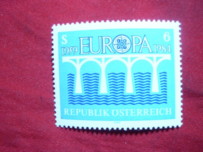 Serie Austria 1984 Europa CEPT , 1 val.
