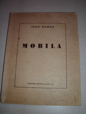 JEAN BARAS - MOBILA ,1945//VIRGIL HUZUM (dedicatie/ semnatura) foto