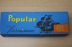 MUZICUTA POPULAR-HARMONICA DELICIA-CEHOSLOVACIA-CUTIE ORIGINALA- foto