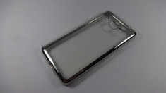 Samsung Galaxy Grand Prime Husa Ultra Slim Silicon Gel Bumper Silver foto