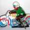 Jucarie tabla - MOTOCICLETA MS 702 Made in China Tin Toy, anii &#039;80