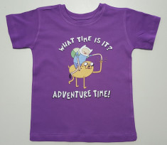 Tricou Adventure Time T-Shirt Finn &amp;amp; Jake - 5-6 ani!! foto