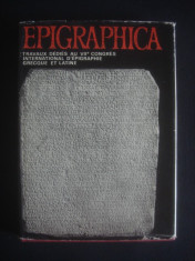 D. M. Pippidi - Epigraphica. Travaux dedies au VII e Congres d&amp;#039;epigraphie... foto