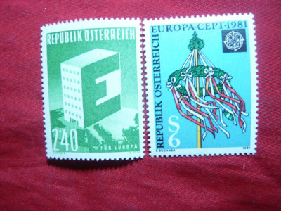 Serie Austria 1981 Europa CEPT Folclor , 1 val. foto