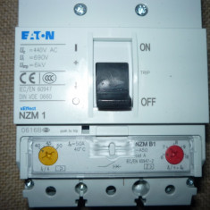 INTRERUPATOR AUTOMAT TRIFAZAT 3P DE 50A NZMB1-A50,SWITCH,HEBLU,USOL MARCA EATON