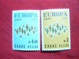 Serie Grecia 1972 Europa CEPT 2 val., Nestampilat