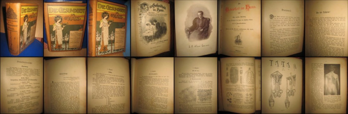 5765-I-Medicina veche GERMANA-A.Lechmann-Sanatatea in casa- Stuttgart cca 1900.