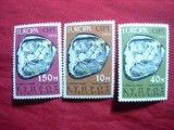 Serie Cipru 1974 Europa CEPT Monede argint , 3 val.