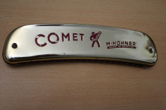 MUZICUTA-COMET-HOHNER-D=15X3,5CM-AURIE-GERMANY foto
