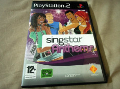 Joc Singstar Anthems, PS2, original, alte sute de jocuri! foto