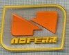 423 -EMBLEMA- NOFEAR - BRAND RENUMIT DE ECHIPAMENT DE IARNA -starea care se vede