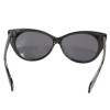 Ochelari dama soare RETRO DESIGN FASHION material plastic negri, Femei