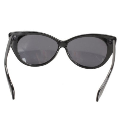 Ochelari dama soare RETRO DESIGN FASHION material plastic negri foto