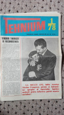 Revista &amp;quot;Tehnium&amp;quot; primul numar, Nr.1-1978 foto