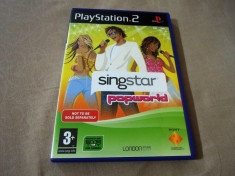 Joc Singstar Popworld, PS2, original, alte sute de jocuri! foto