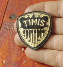 Emblema / sigla acordeon Timis - vintage / de colectie !!! foto