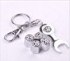 Breloc + Set 4 capacele ventil model auto pentru VW Volkswagen passat golf polo