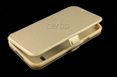 HUSA SAMSUNG GALAXY S5 G900 CU INCHIDERE MAGNETICA GOLD foto