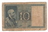 SV * Italia 10 LIRE 1935 / 1939 Benito Mussolini WWII