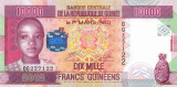 GUINEA █ bancnota █ 10000 Francs █ 2012 █ P-46 █ UNC █ necirculata