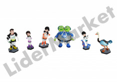 Set 6 figurine Miles - colectioneaza toate personajele ! foto