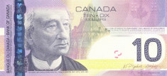 CANADA ? bancnota ? 10 Dollars ? 2005 / 2008 ? P-102Ad ? UNC ? necirculata foto