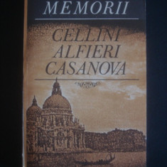 CELLINI, ALFIERI, CASANOVA - MEMORII