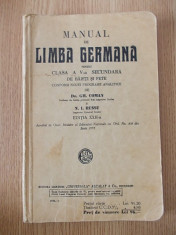 MANUAL DE LIMBA GERMANA PENTRU CLASA A V-A SECUNDARA DE BAIETI SI FETE, 1938 foto