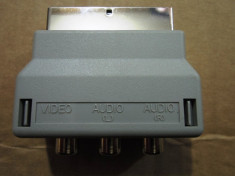 Adaptor scart cablu AV-RCA Wii, original, 4.99 lei! foto