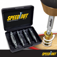 Burghiu pentru extras suruburi rupte Set 4 buc - Speed Out foto