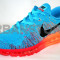 Adidasi Nike Air Max Flyknit Turcoaz &amp; Orange + LIVRARE GRATUITA!