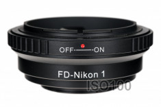 Adaptor Nikon 1 - Canon FD foto