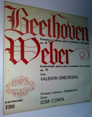 Disc vinil / vinyl - BEETHOVEN - Orchestra simfonica a Radiotv - Iosif Conta foto