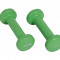 Set 2 Gantere, Schildkrot Fitness, Viny,l Verde, 2 x 0.5 kg