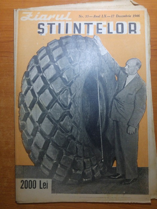ziarul stiintelor si al calatoriilor 17 decembrie 1946