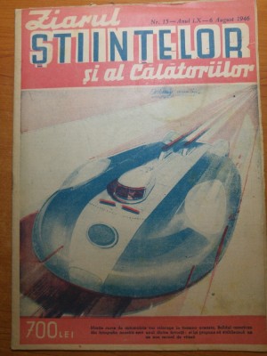 ziarul stiintelor si al calatoriilor 6 august 1946 foto