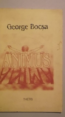 George Bocsa - Animusanima, 1996 (cu dedicatie si autograf) foto