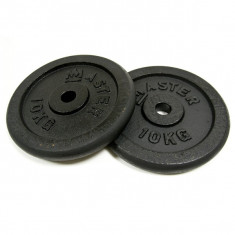 Set 2 Discuri, MasterSport, Barbell, Fier, 2x10 Kg foto