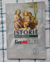 Stelian Brezeanu - Istorie. Manual pentru clasa a 9-a, All Educational, 2000 foto