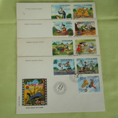 FDC ROMANIA - Walt Disney II - nr. lista 1153