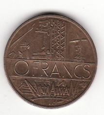 Franta 10 franci 1980 foto