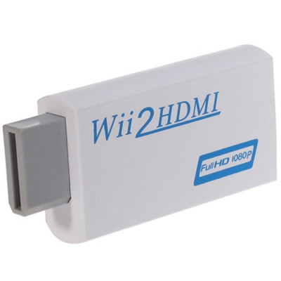 Adaptor convertor consola Nintendo Wii la HDMI cu 3.5mm audio output 1080p foto